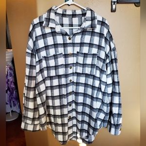 Plaid shacket